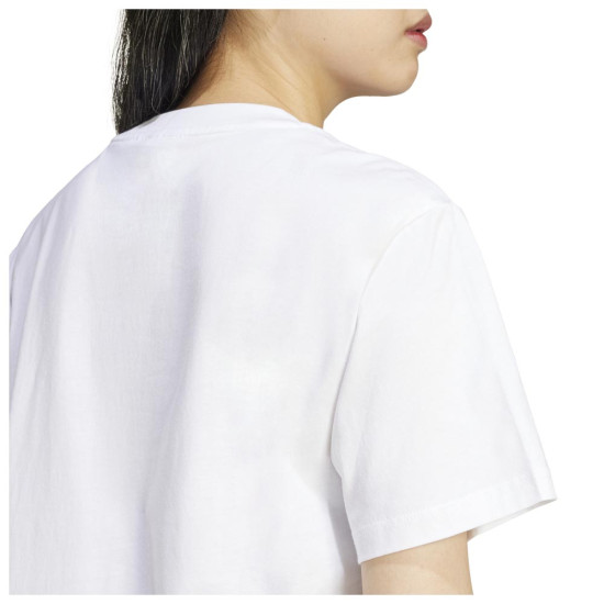Adidas Γυναικεία κοντομάνικη μπλούζα Essentials Small Logo Cotton Tee Adidas Γυναικεία κοντομάνικη μπλούζα Essentials Small Logo Cotton Tee
